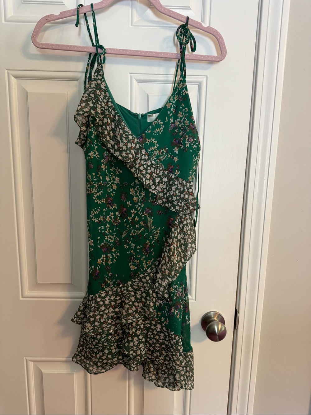 Astr Floral Green Dress Size S